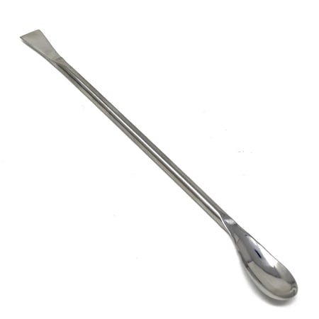 A2Z Scilab Double Ended Ellipso Square & Angled Right Spoon Lab Spatula 7" A2Z-ZR124